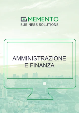 Memento Business Solutions Online - Amministrazione e Finanza, copertina