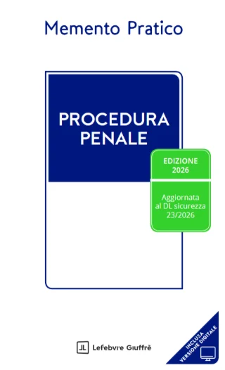 Memento Procedura penale, copertina